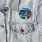 Hellnahraun Coast, IJsland Ronde Button 5,7 Cm (In situ)