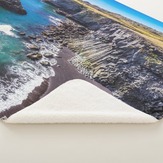 Hellnahraun Coast, IJsland Sherpa Deken (3/4)