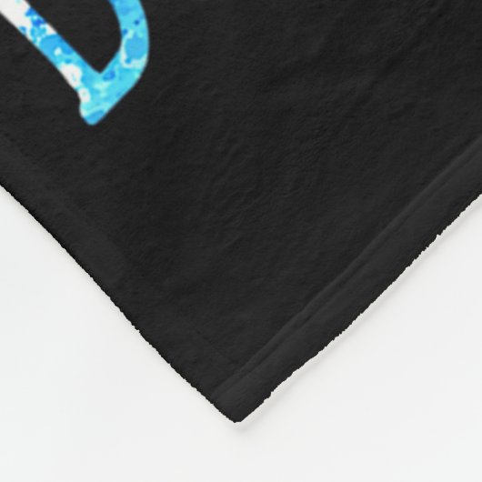 Hello 10 Double Digits Snowflakes Winter Christmas Fleece Deken (Hoek)