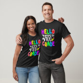 Hello 10th Grade Square Root Of 100th Math Back To T-shirt (Unisex)