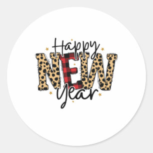 Hello 2022 Happy New Year 2022 Ronde Sticker