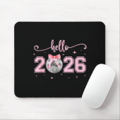 Hello 2026 Cute Nk Bow 2026 New Year's Eve Party Muismat (Met muis)