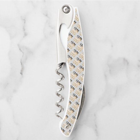 Hello 2026 Disco Ball Celebration Kurkentrekker (Voorkant)