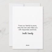 Hello 2026 Funny New Years Holiday Card Feestdagenkaart (Achterkant)