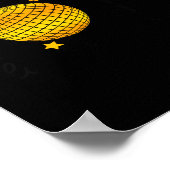 Hello 2026 Happy New Year 2026 Coquette Bow Disco  Poster (Hoek)