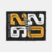 Hello 2026 Happy New Year 2026 New Year's Eve Part Fleece Deken (Voorkant (Horizontaal))