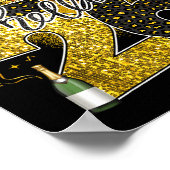 Hello 2026 Happy New Year Disco Ball Nye Countdown Poster (Hoek)