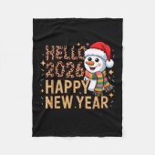 Hello 2026 Happy New Year  Fleece Deken (Voorkant)