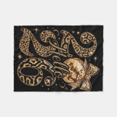 Hello 2026 Leopard Coquette Disco Ball Happy New Y Fleece Deken (Voorkant (Horizontaal))