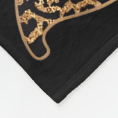 Hello 2026 Leopard Coquette Disco Ball Happy New Y Fleece Deken (Hoek)