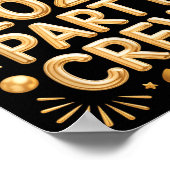 Hello 2026 Party Crew New Years Eve Celebration  Poster (Hoek)