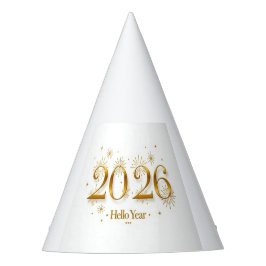 Hello 2026 Party Hat Feesthoedjes