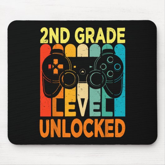 Hello 2nd Grade Level Unlocked Video Game Back to Muismat (Voorkant)