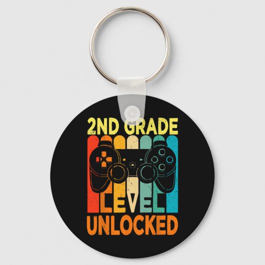 Hello 2nd Grade Level Unlocked Video Game Byck To  Sleutelhanger (Voorkant)