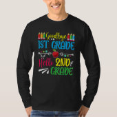 Hello 2nd Grade Teacher Student Back To School Gra T-shirt (Voorkant)