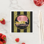 hello 30 Personalized 30th birthday glitter stripe Servet (Insitu)