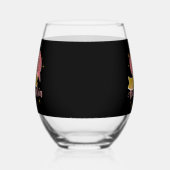 hello 30 Stylish Personalized 30th birthday Wijnglas Zonder Voet (Rechts)