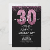 Hello 30 years modern birthday with photo kaart (Voorkant)