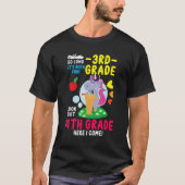 Hello 4th Grade Teacher Student Back To School Uni T-shirt (Voorkant)