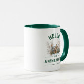 Hello A New Chapter 2026 | Cozy Green Mug Mok (Voorkant rechts)