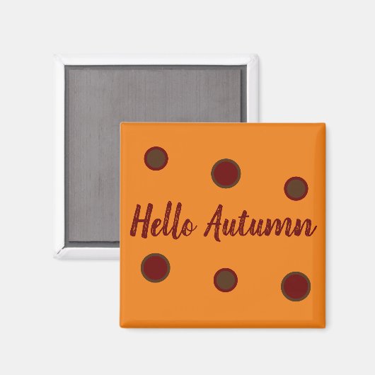 Hello Autumn Magneet (Voorkant / Achterkant)