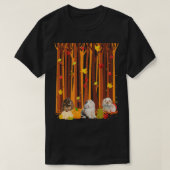 Hello Autumn Rabbit Maple Leaf Fall Pumpkin Mens W T-shirt (Design voorkant)