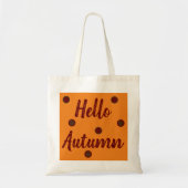 Hello Autumn Tote Bag (Voorkant)