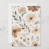 Hello Baby Boho Neutral Koala Bear Kaart (Achterkant)