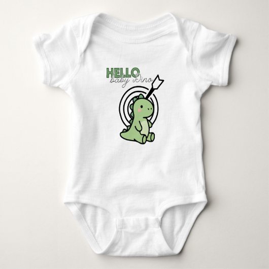 Hello Baby Dino Romper (Voorkant)