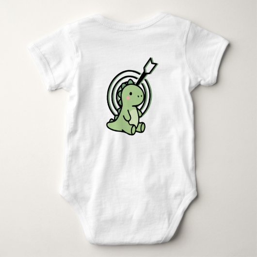 Hello Baby Dino Romper (Achterkant)