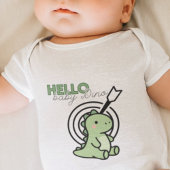 Hello Baby Dino Romper