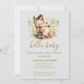 Hello Baby Neutral Mama And Baby  Kaart (Voorkant)