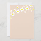  Hello Baby - Retro Groovy Baby Shower Bedankkaart (Achterkant)