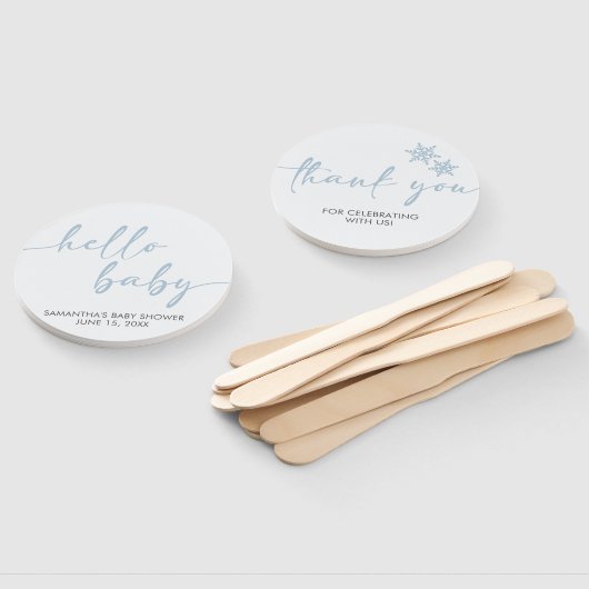 Hello Baby Shower Handwaaier (Niet-gemonteerd)