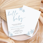 Hello Baby Shower Invitation Kaart
