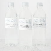 Hello Baby Shower Waterfles Etiket (Flessen)