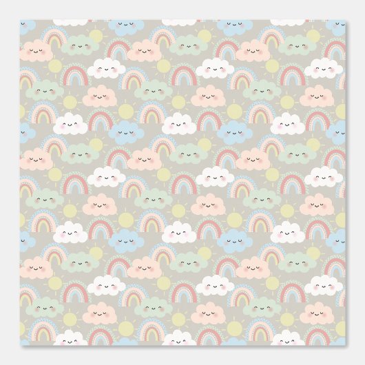 ‘Hello baby’ wallpaper  Behang (Voorkant)