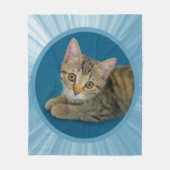 Hello cutie - cute kitten fleece deken (Voorkant)