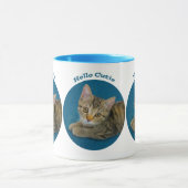 Hello cutie - cute kitten mok (Midden)