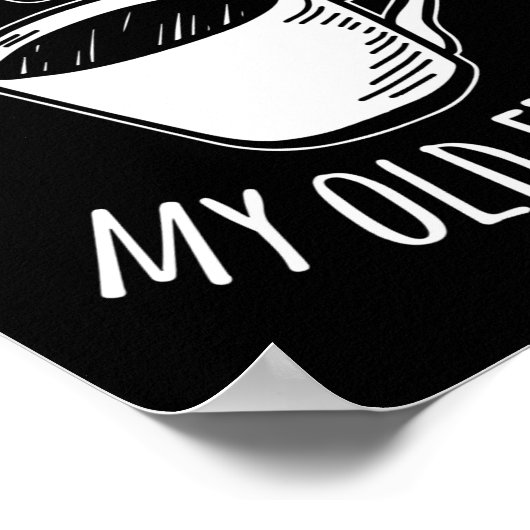 Hello Darkness My Old Friend Coffee  Poster (Hoek)