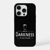 Hello Darkness My Old Friend Funny St Patricks Day iPhone Hoesje (Achterkant)