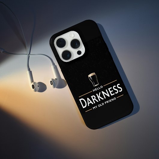 Hello Darkness My Old Friend Funny St Patricks Day iPhone Hoesje