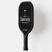 Hello Darkness My Old Friend Funny St Patricks Day Pickleball Paddle (Links)