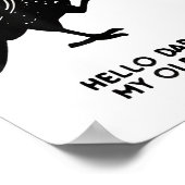 Hello Darkness My Old Friend Meme Crow Drinking Bl Poster (Hoek)