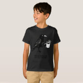 Hello Darkness My Old Friend Meme Crow Drinking Bl T-shirt (Voorkant volledig)