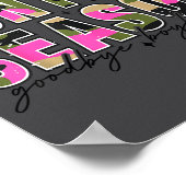 Hello Deer Season Goodbye Boyfriend Camo Flag Hunt Poster (Hoek)