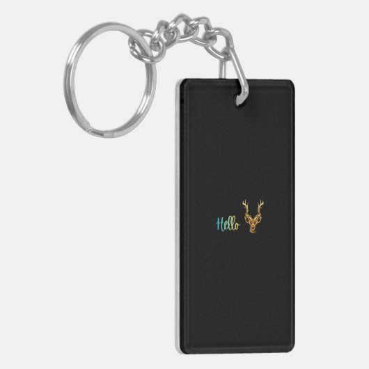 Hello Deer Sleutelhanger (Voorkant Links)
