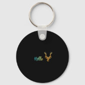 Hello Deer Sleutelhanger (Achterkant)