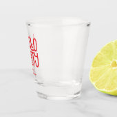 HELLO DERTIG Moderne 30e verjaardag Shot Glas (Rechts)
