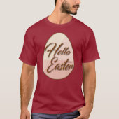 Hello Easter – Minimal Egg Design - camiseta T-shirt (Voorkant)